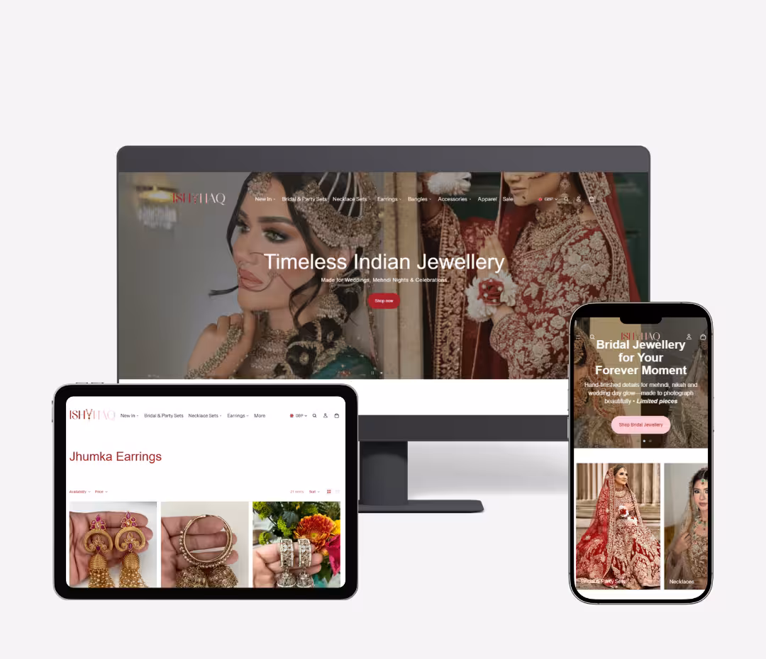 Site e-commerce Ishy Haq