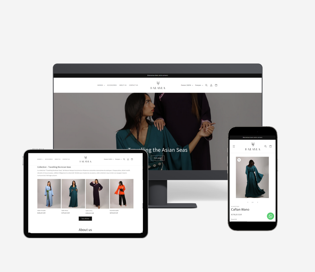 Site e-commerce Maison Halayla